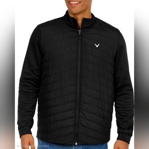 Callaway Men's Dark Blue Puffer Full Zip Jacket